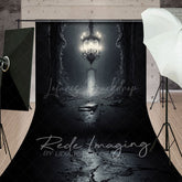 Lofaris Grey Dark Magic Chandelier Architecture Sweep Backdrop